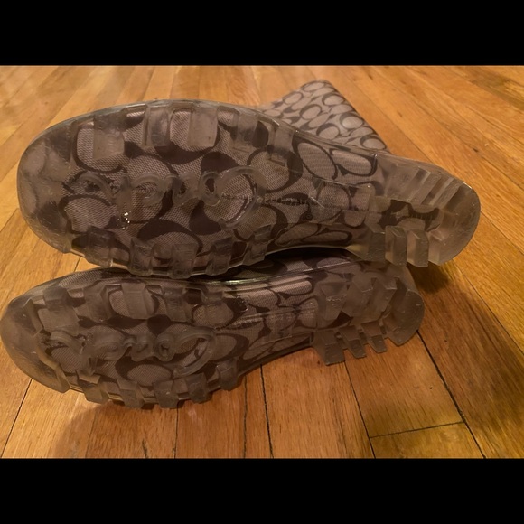 Coach Logo Women’s Rainboots, brown - Picture 4 of 4